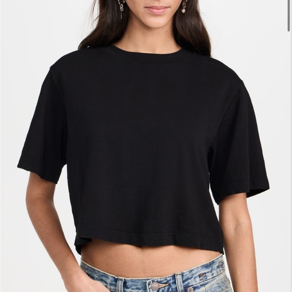 Cotton Citizen Black Crop Top